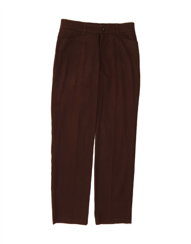 LEE Womens Relaxed Fit Straight Casual Trousers US 10 Large W34 L34 Brown Vintage Lee and Second-Hand Lee from Messina Hembry 