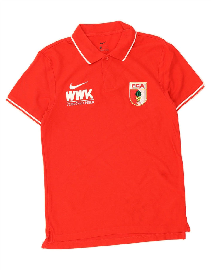 NIKE Mens Graphic Polo Shirt Small Red Cotton Vintage Nike and Second-Hand Nike from Messina Hembry 
