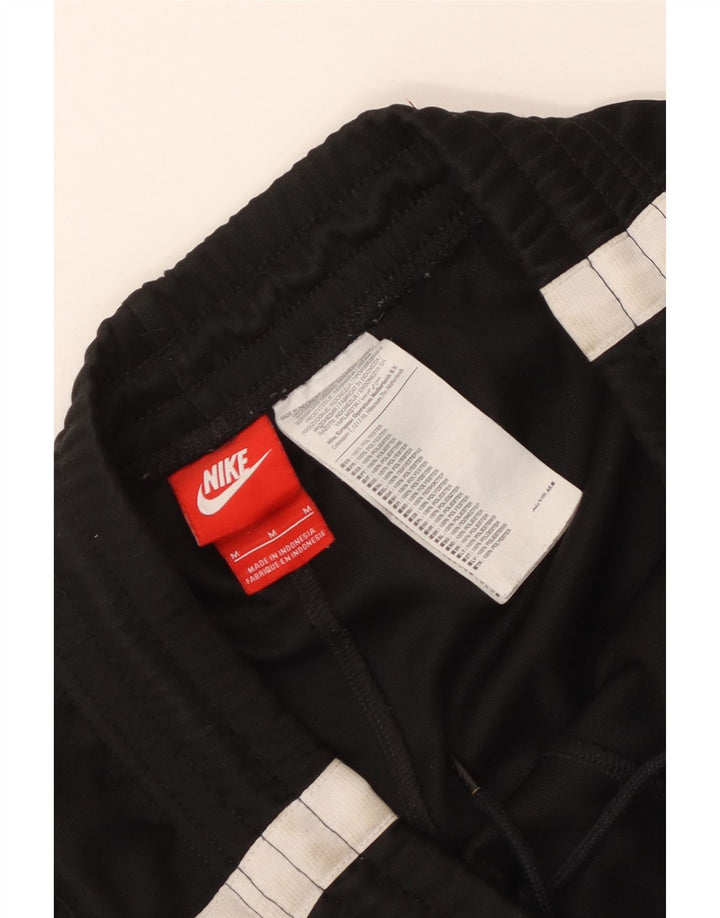 Nike Mens Tracksuit Trousers Joggers Medium Black Colourblock Polyester