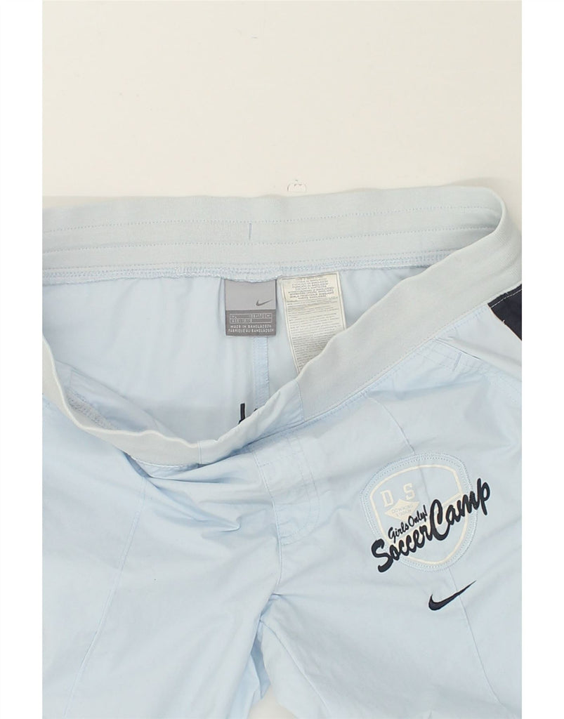 NIKE Boys Capri Tracksuit Trousers Joggers 13-14 Years XL  Blue | Vintage Nike | Thrift | Second-Hand Nike | Used Clothing | Messina Hembry 