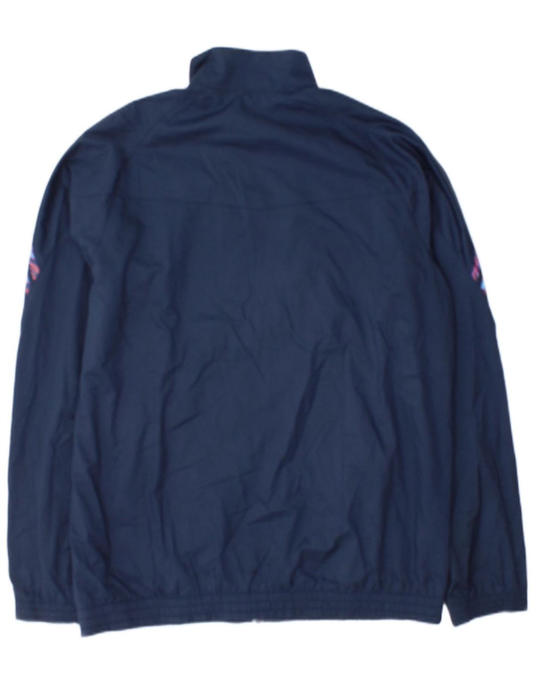 Adidas Mens Tracksuit Top Jacket UK 40/42 Medium Navy Blue Polyester