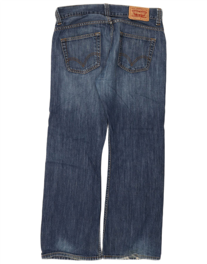 Levi's Mens 512 Bootcut Jeans W32 L30 Blue Cotton