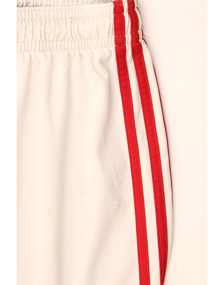 Adidas Mens Climalite Sport Shorts Large White Polyester
