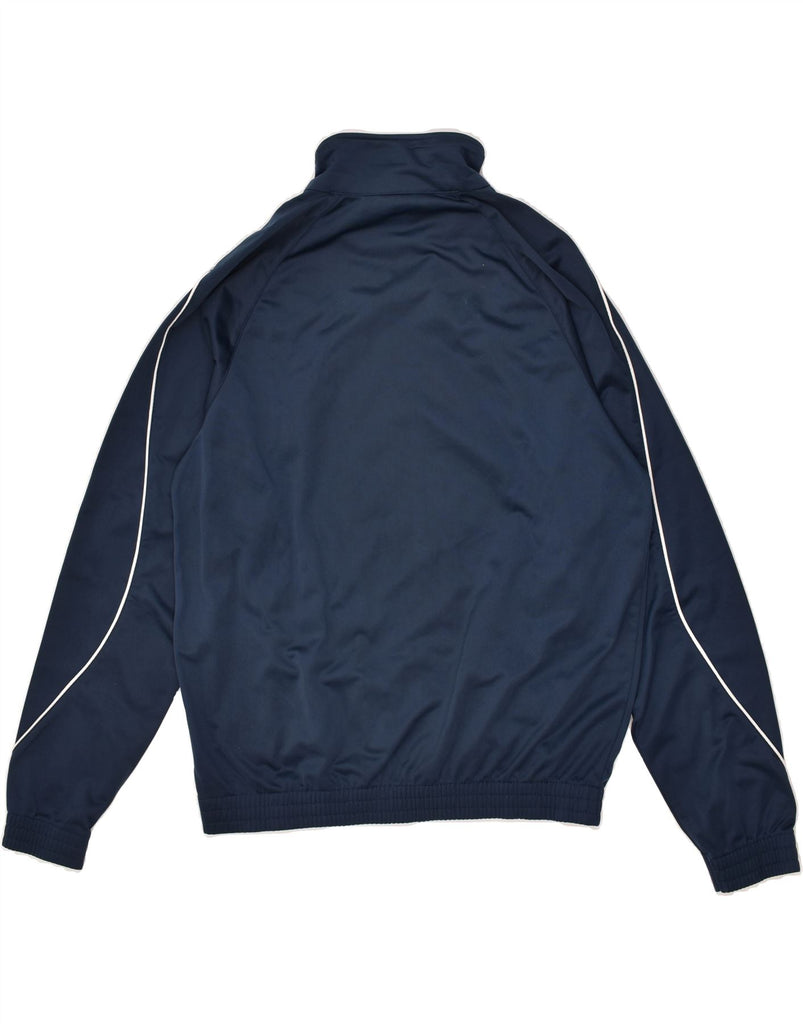 DIADORA Mens Tracksuit Top Jacket UK 38 Medium  Navy Blue Colourblock | Vintage Diadora | Thrift | Second-Hand Diadora | Used Clothing | Messina Hembry 