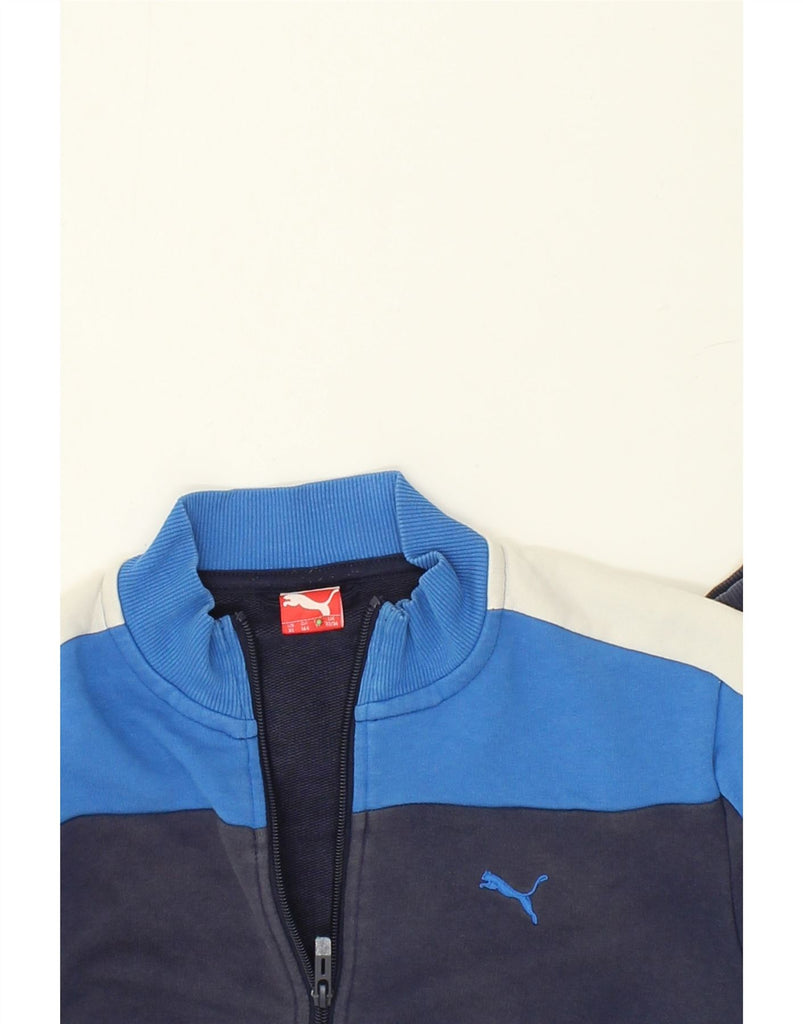 PUMA Boys Graphic Tracksuit Top Jacket 13-14 Years XL Navy Blue | Vintage Puma | Thrift | Second-Hand Puma | Used Clothing | Messina Hembry 