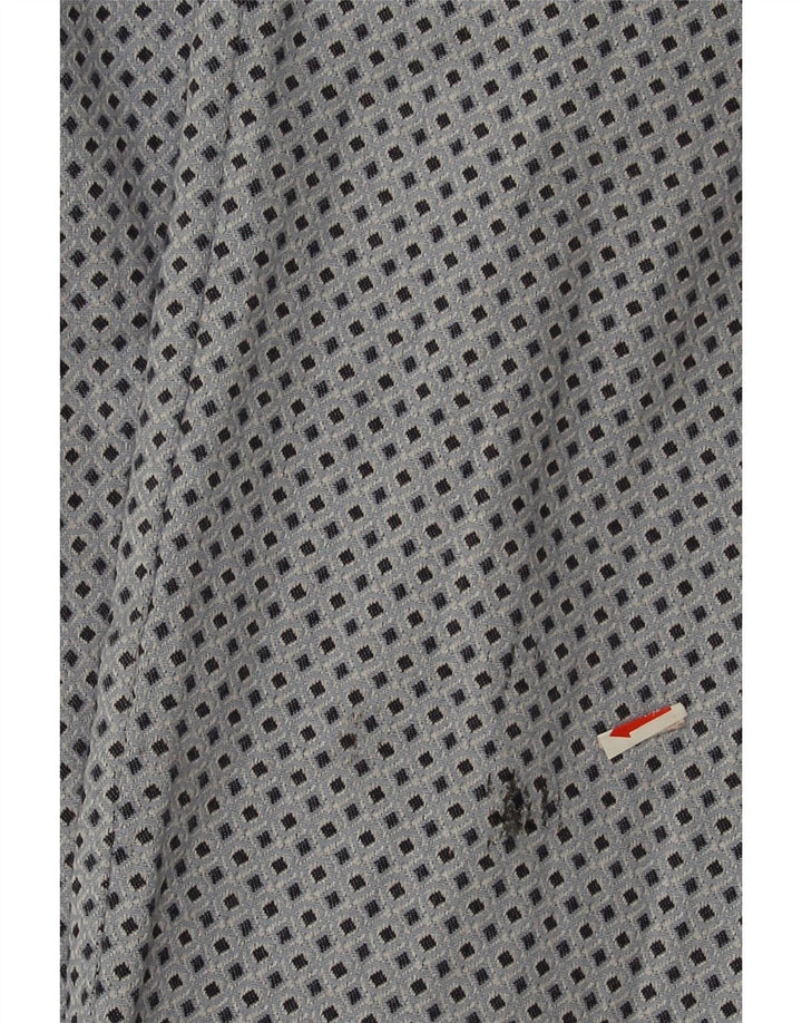 PENNY BLACK Womens Slim Cropped Trousers W32 L26 Grey Geometric