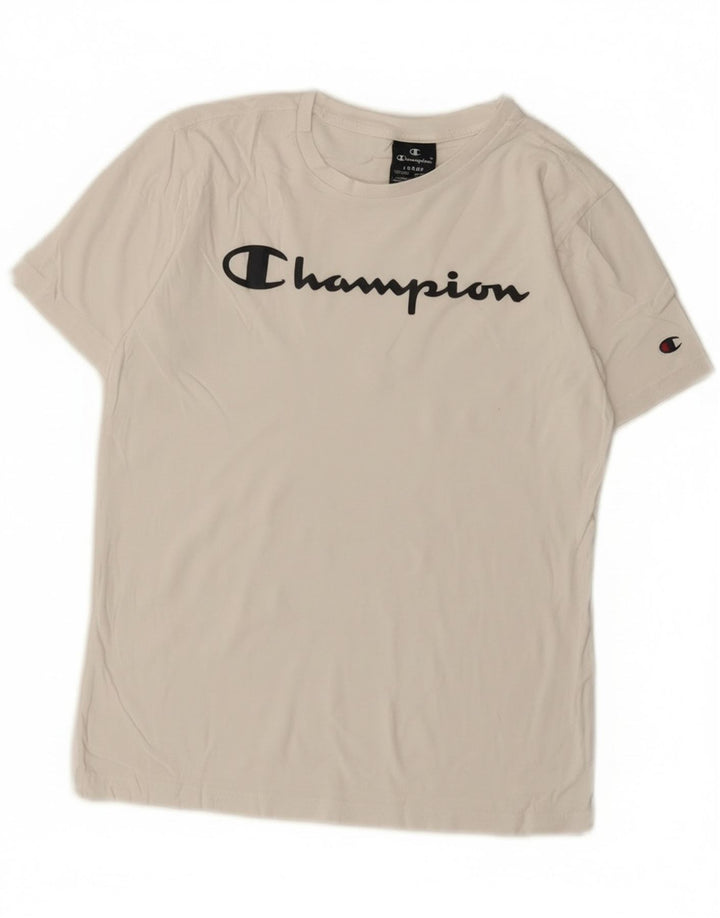 Champion Boys Graphic T-Shirt Top 11-12 Years Large White