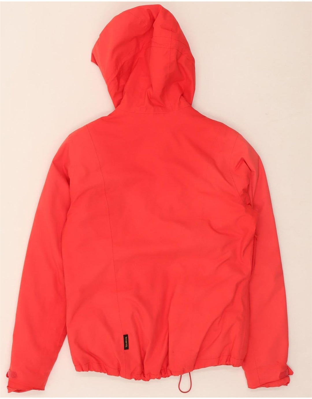 JACK WOLFSKIN Womens Hooded Windbreaker Jacket UK 8/10 Small Pink Vintage Jack Wolfskin and Second-Hand Jack Wolfskin from Messina Hembry 