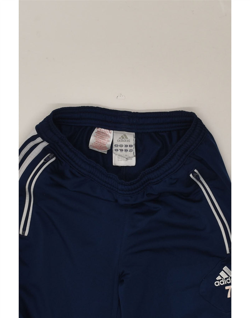 ADIDAS Boys Tracksuit Trousers Joggers 11-12 Years Navy Blue Polyester | Vintage Adidas | Thrift | Second-Hand Adidas | Used Clothing | Messina Hembry 