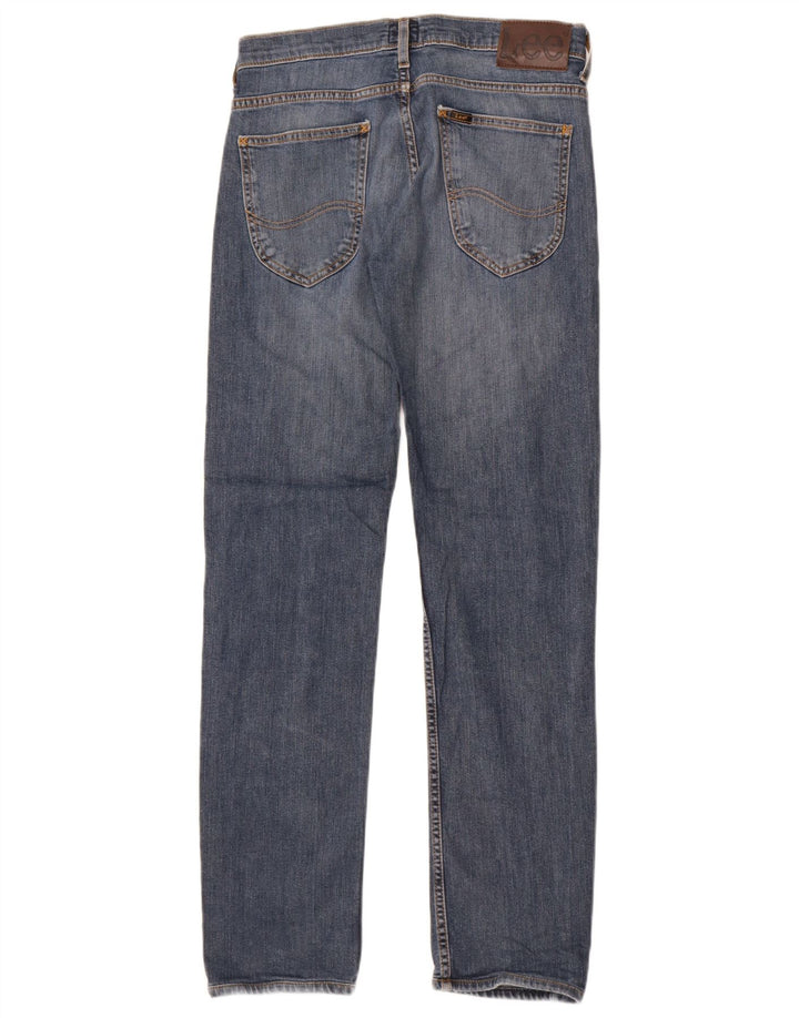 Lee Mens Powell Slim Jeans W29 L31 Blue Cotton