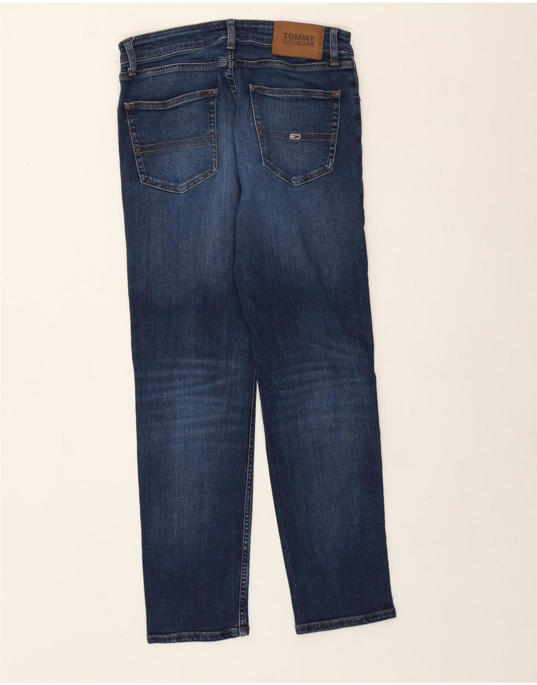 Tommy Hilfiger Womens Slim Jeans W28 L26 Blue Cotton