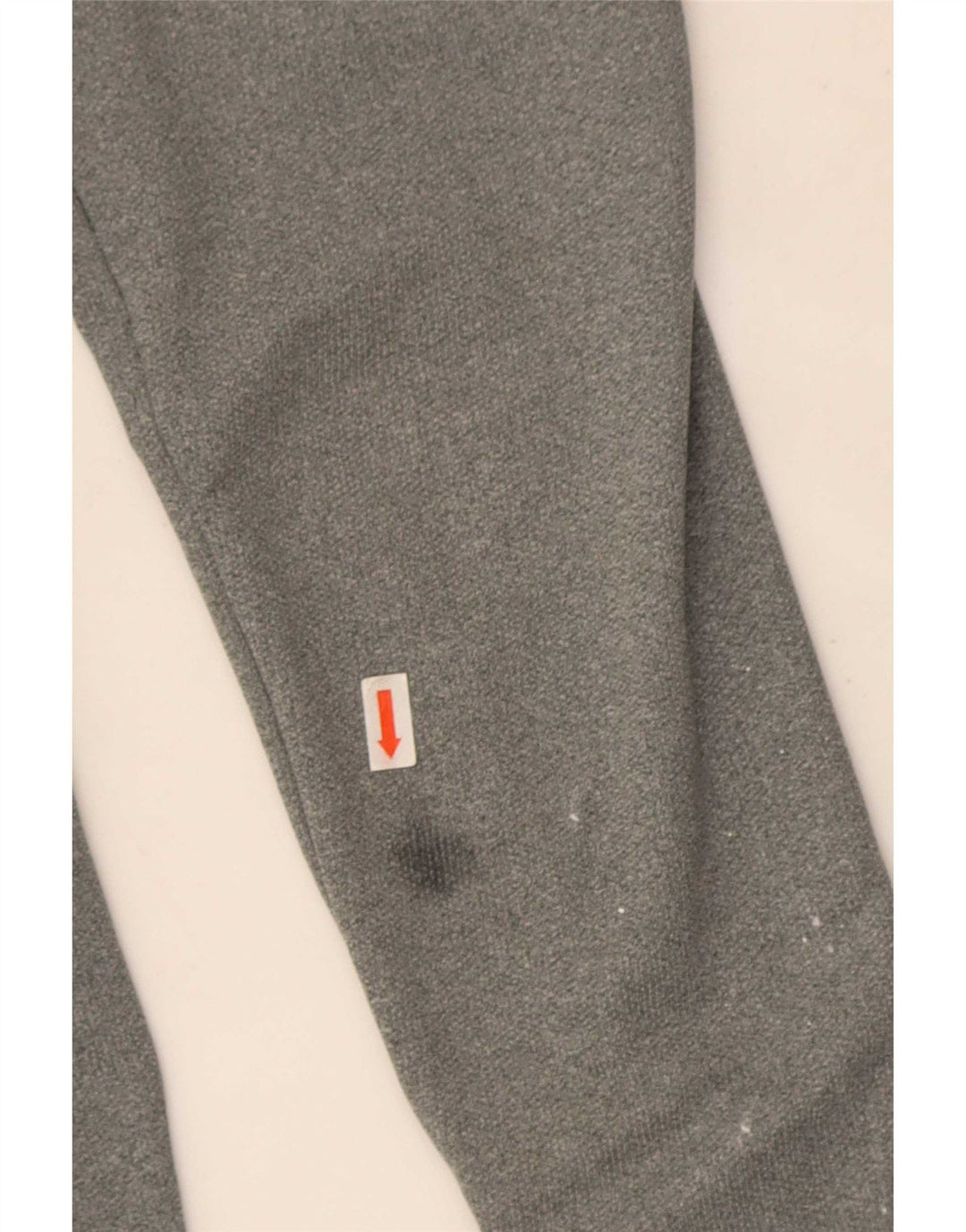 Nike Mens Dri Fit Zip Neck Pullover Tracksuit Top Small Grey Polyester