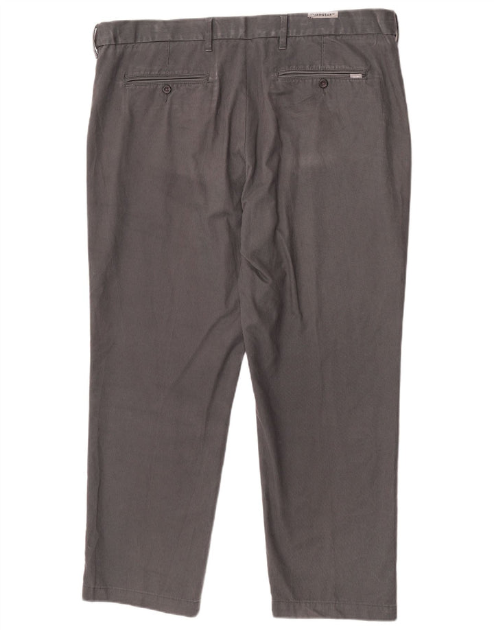 Marks & Spencer Mens Regular Fit Suit Trousers W42 L29 Grey Pinstripe