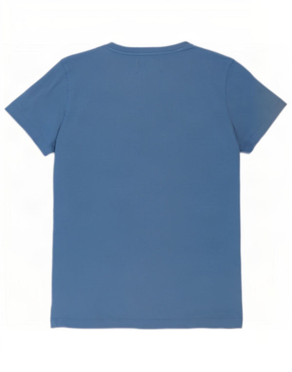Calvin Klein Jeans Mens Graphic T-Shirt Top Medium Blue Cotton