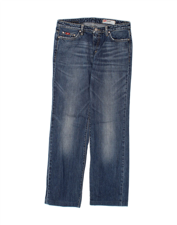 GAS Womens Straight Jeans  W30 L29 Blue Cotton Vintage Gas and Second-Hand Gas from Messina Hembry 