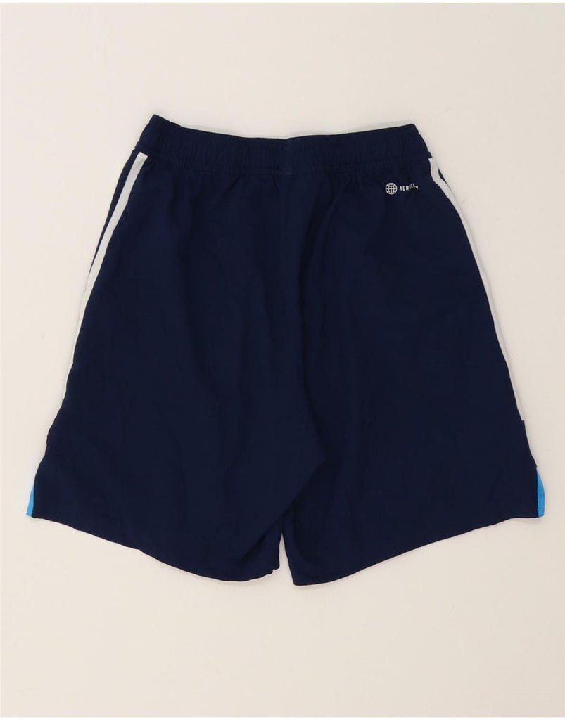 ADIDAS Mens Aeroready Sport Shorts UK 10 Small  Navy Blue Polyester Vintage Adidas and Second-Hand Adidas from Messina Hembry 