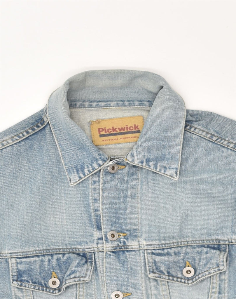 PICKWICK Mens Denim Jacket UK 40 Large Blue Cotton | Vintage Pickwick | Thrift | Second-Hand Pickwick | Used Clothing | Messina Hembry 