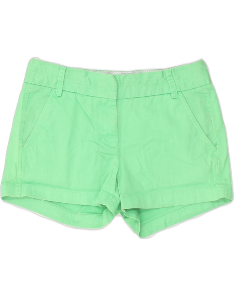 J. CREW Womens Chino Shorts US 2 XS W31 Green Cotton | Vintage J. Crew | Thrift | Second-Hand J. Crew | Used Clothing | Messina Hembry 