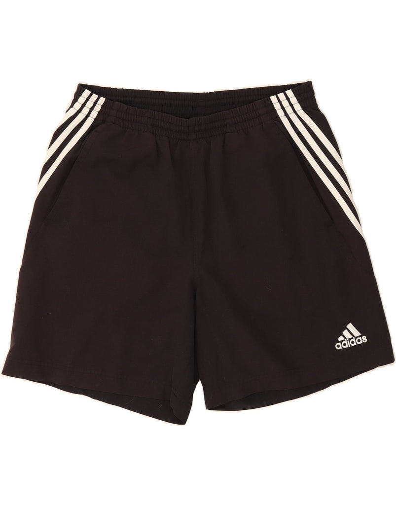 ADIDAS Mens Sport Shorts XL Black Polyester Vintage Adidas and Second-Hand Adidas from Messina Hembry 