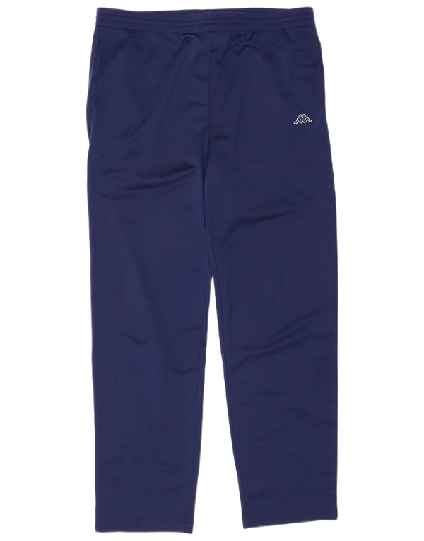Kappa Mens Tracksuit Trousers Large  Navy Blue Polyester
