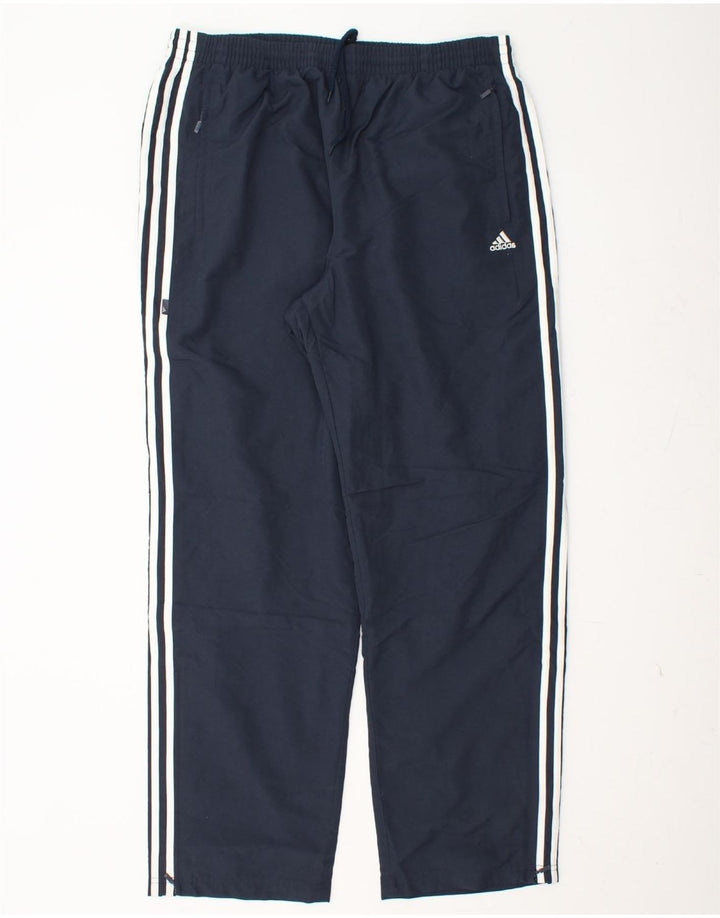 ADIDAS Mens Climalite Tracksuit Trousers XL  Navy Blue Polyester