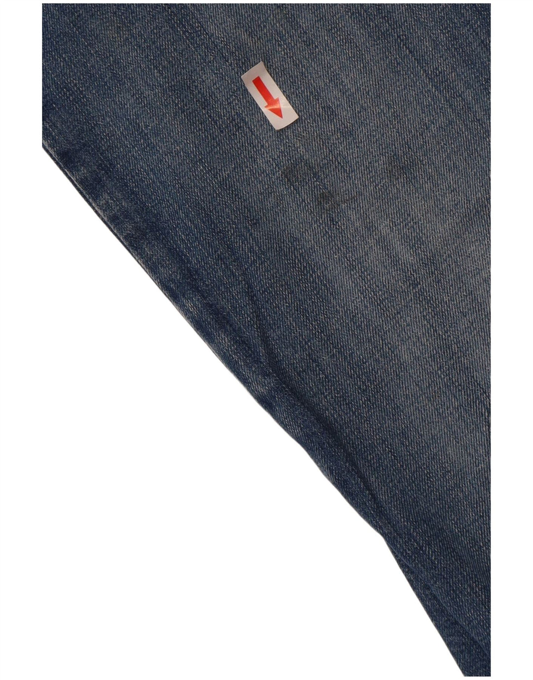 Armani Mens Regular Fit Straight Jeans W35 L30 Blue Cotton