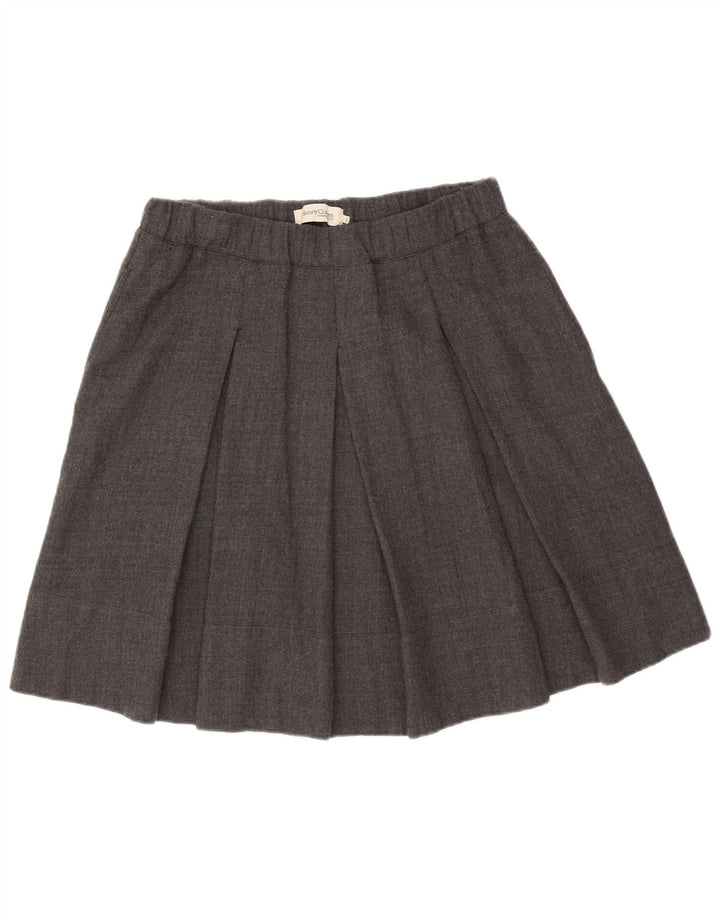 Henry Cottons Womens Pleated Skirt IT 42 Medium W30 Grey Flecked