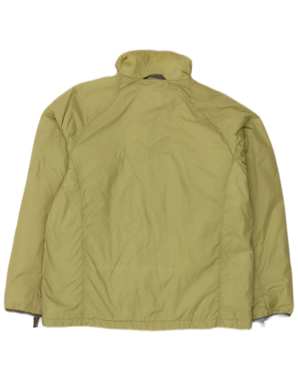 The North Face Womens Windbreaker Jacket UK 16 Large Yellow Polyester