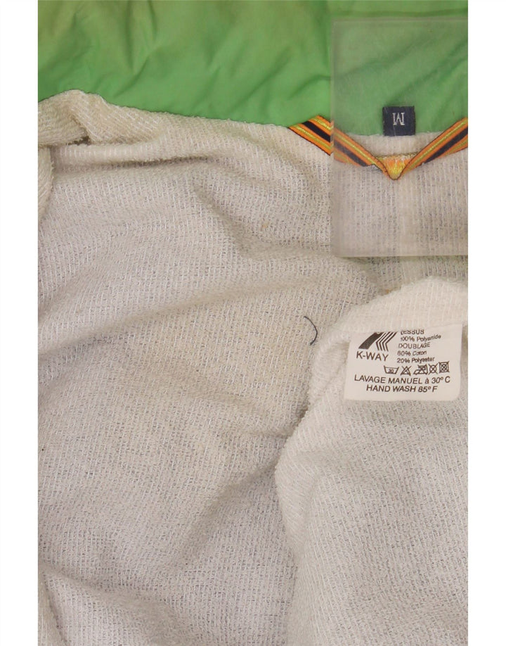 K-WAY Mens Windbreaker Jacket UK 38 Medium Purple Colourblock Polyamide