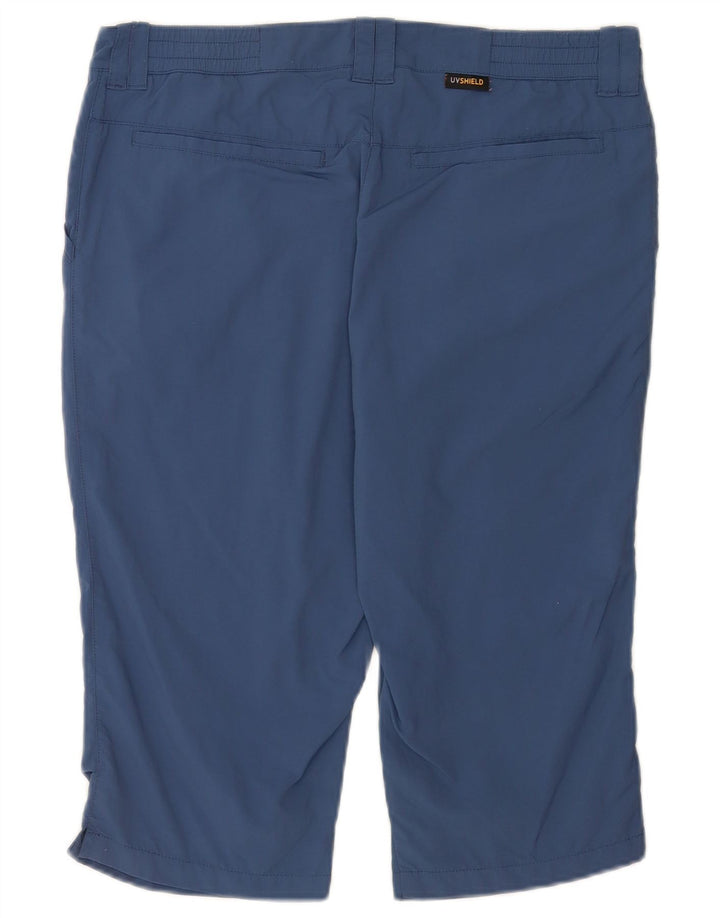 Jack Wolfskin Womens Chino Shorts UK 12 Medium W32 Blue Polyamide