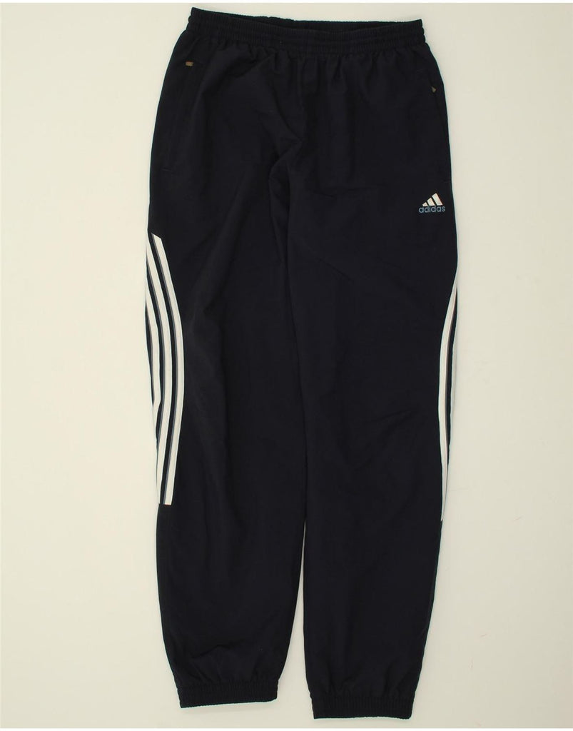 ADIDAS Mens Graphic Tracksuit Trousers Joggers UK 40/42 Medium Navy Blue | Vintage Adidas | Thrift | Second-Hand Adidas | Used Clothing | Messina Hembry 