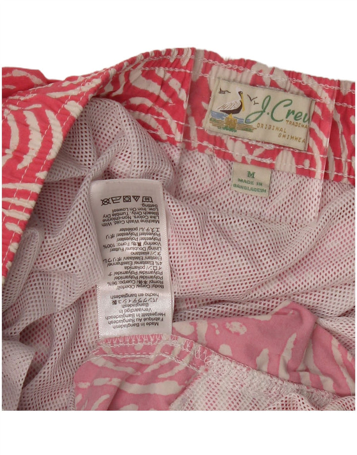 J. CREW Mens Swimming Shorts Medium Pink Paisley Polyamide