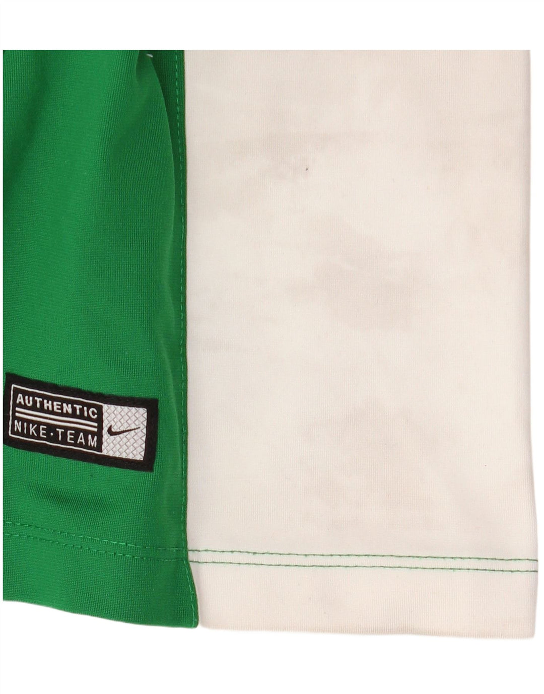 NIKE Mens Dri Fit Top Long Sleeve XL Green Colourblock Polyester