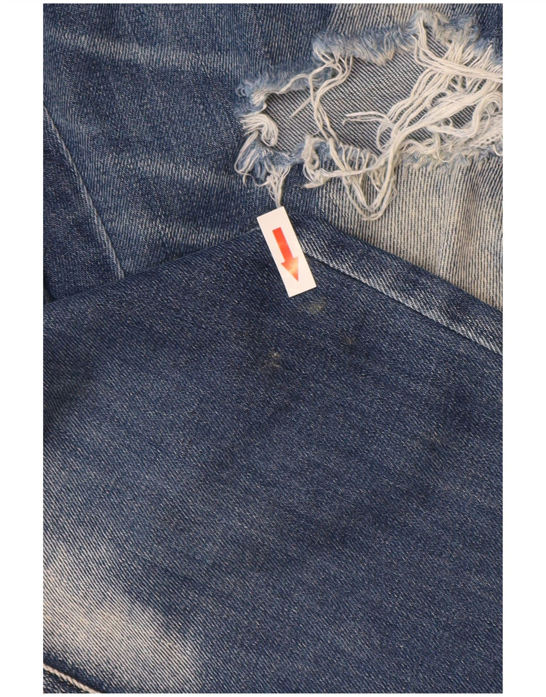 Replay Womens Katewin Distressed Slim Jeans W32 L32 Blue Cotton