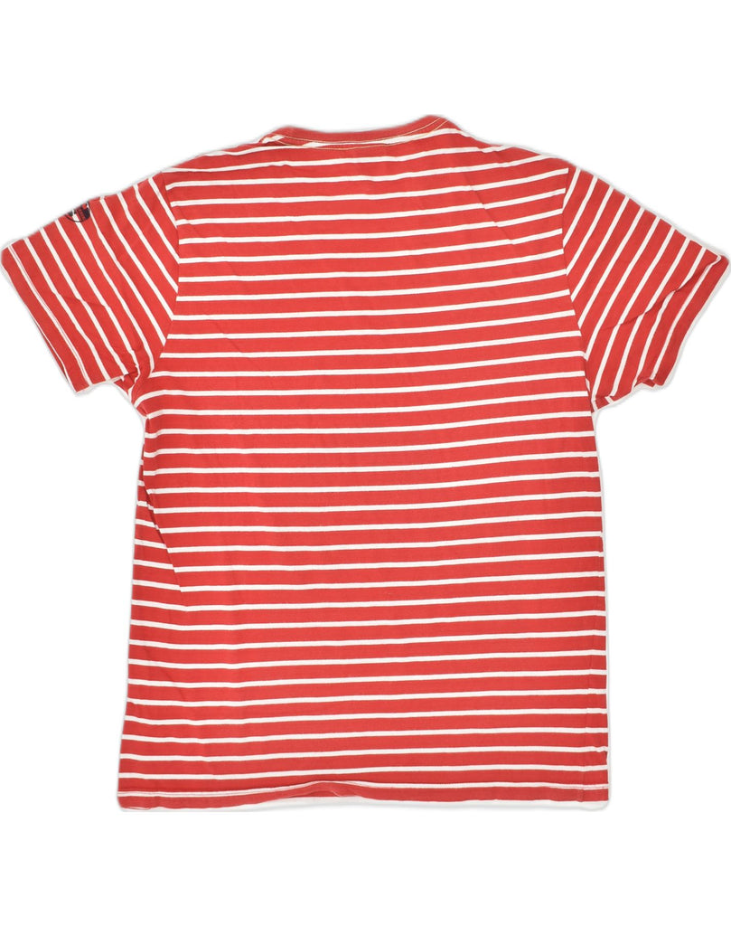 NORTH SAILS Mens Graphic T-Shirt Top Medium Red Striped Cotton | Vintage North Sails | Thrift | Second-Hand North Sails | Used Clothing | Messina Hembry 