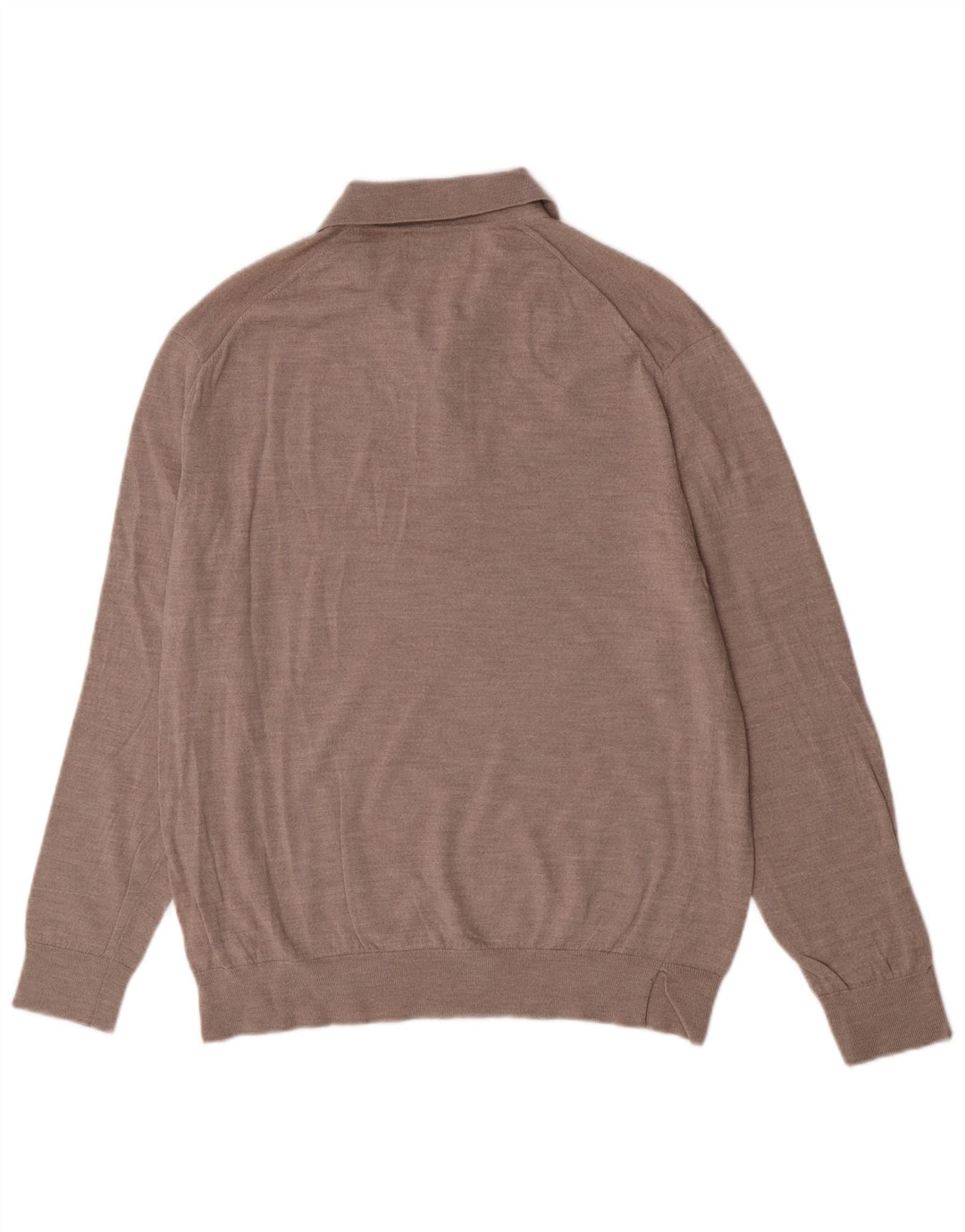 Marks & Spencer Mens Autograph Polo Neck Jumper Sweater XL Beige