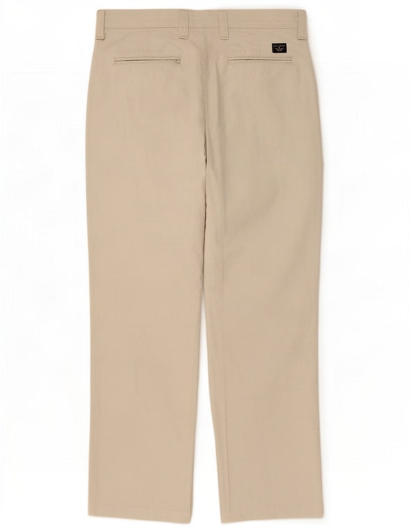 Dockers Womens Straight Chino Trousers W34 L28 Beige