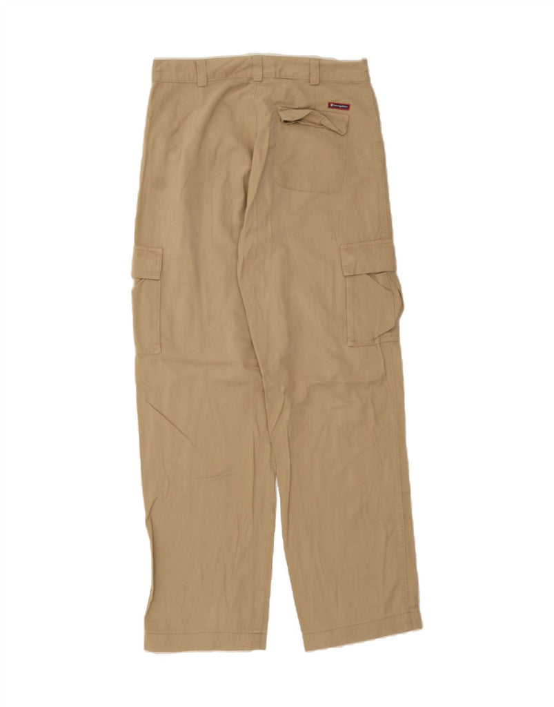 CHAMPION Mens Straight Cargo Trousers Medium W30 L32 Beige Cotton Vintage Champion and Second-Hand Champion from Messina Hembry 