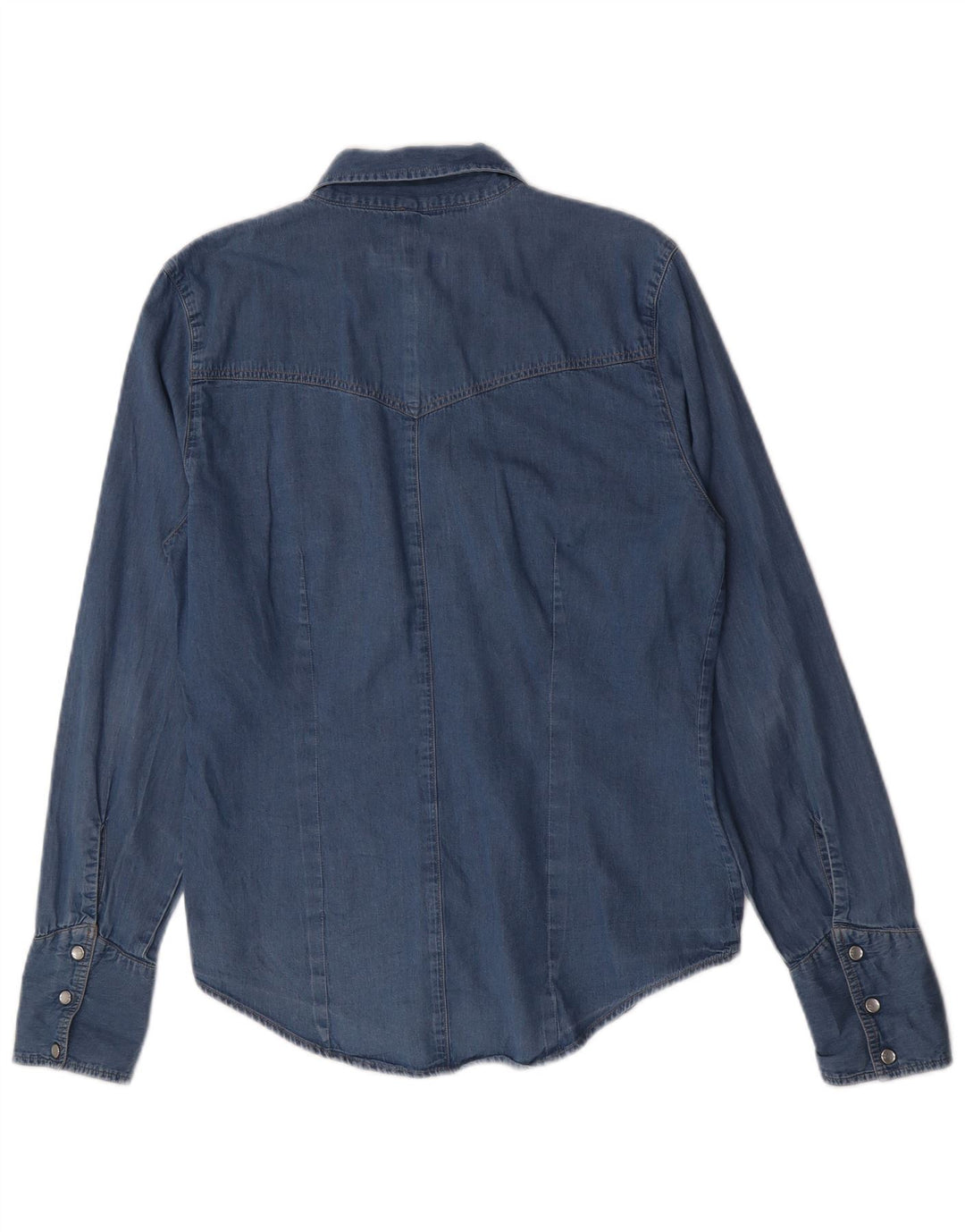 Carrera Womens Denim Shirt UK 18 XL Blue Cotton
