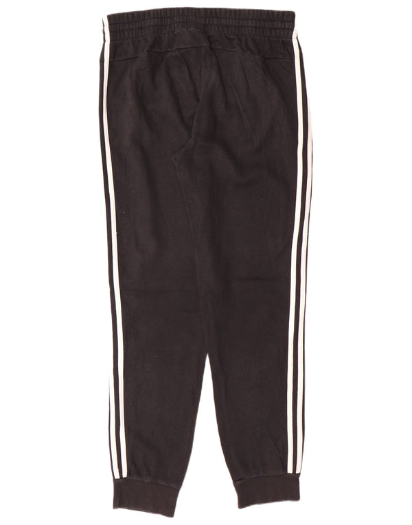 Adidas Womens Tracksuit Trousers Joggers UK 16/18 Large Black Cotton
