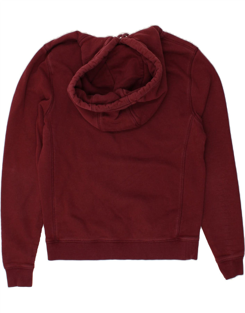 JACK WILLS Mens Graphic Hoodie Jumper Small Burgundy Cotton | Vintage Jack Wills | Thrift | Second-Hand Jack Wills | Used Clothing | Messina Hembry 