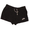 NIKE Womens Sport Shorts UK 16 Large  Grey Cotton