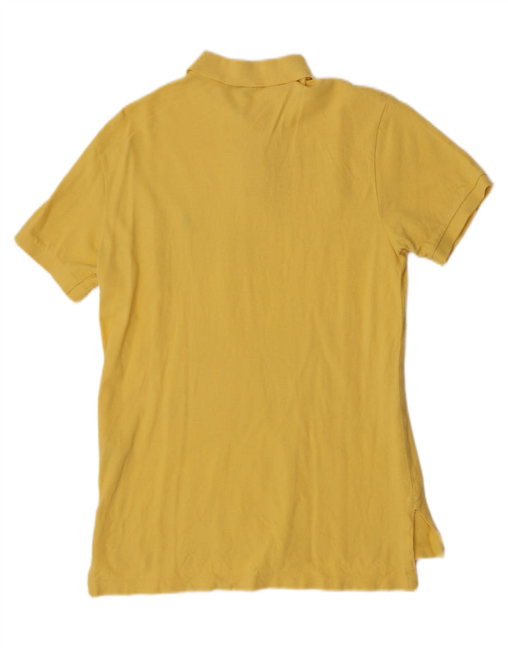 Polo Ralph Lauren Mens Custom Fit Polo Shirt Medium Yellow Cotton