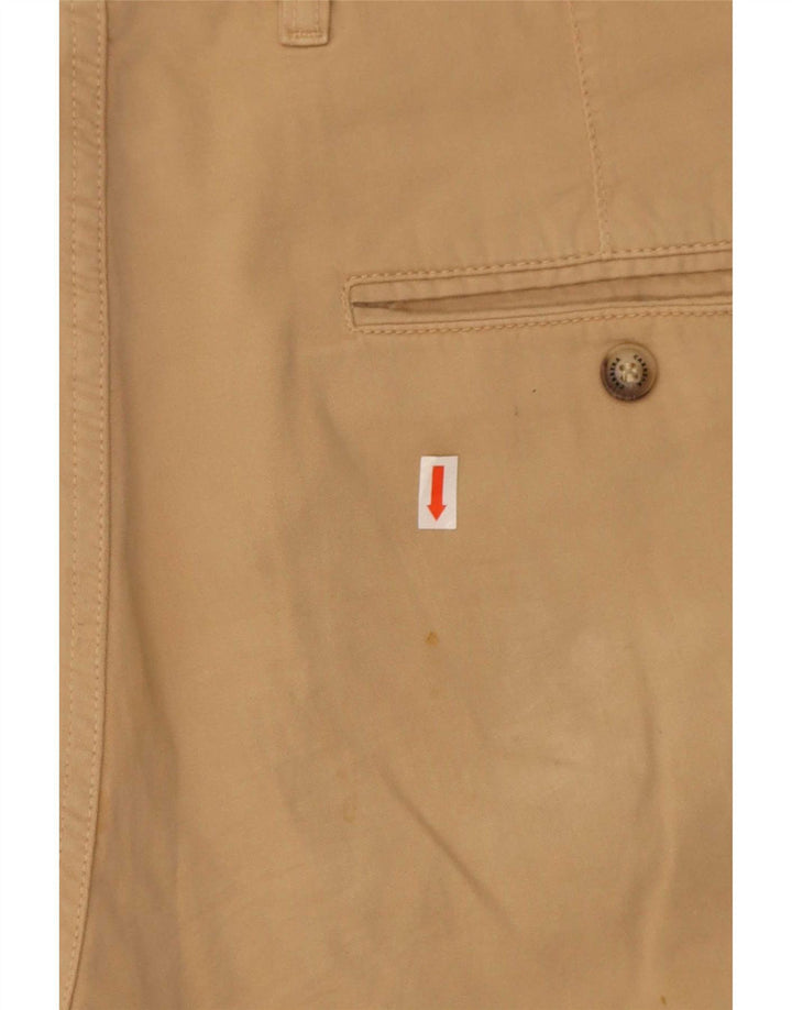 Carrera Mens 618 Cargo Shorts W34 Large Beige Cotton