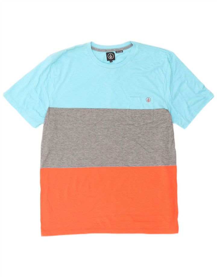 Volcom Mens Graphic T-Shirt Top XL Multicoloured Colourblock Cotton
