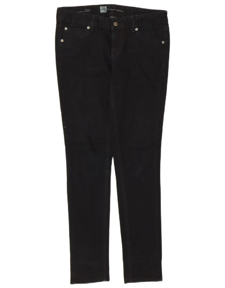 Mossimo Womens Stretch Skinny Jeans US 4 Small W30 L30 Black Cotton