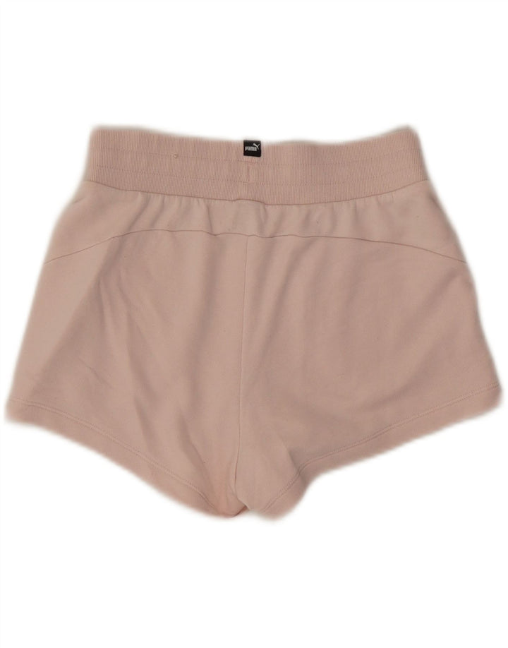 PUMA Girls Graphic Sport Shorts 13-14 Years  Pink Cotton