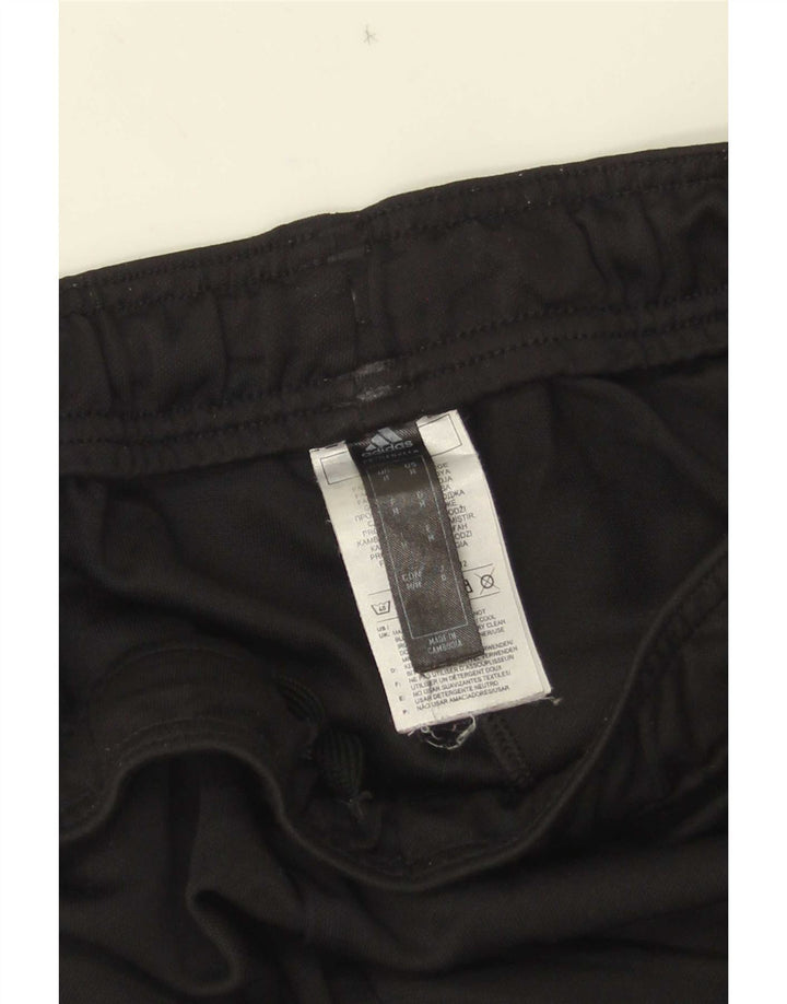 Adidas Mens Tracksuit Trousers Medium Black Polyester