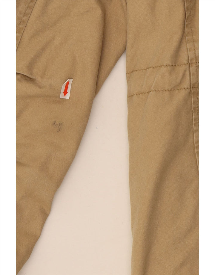 Fat Face Womens Military Jacket UK 12 Medium Beige Cotton