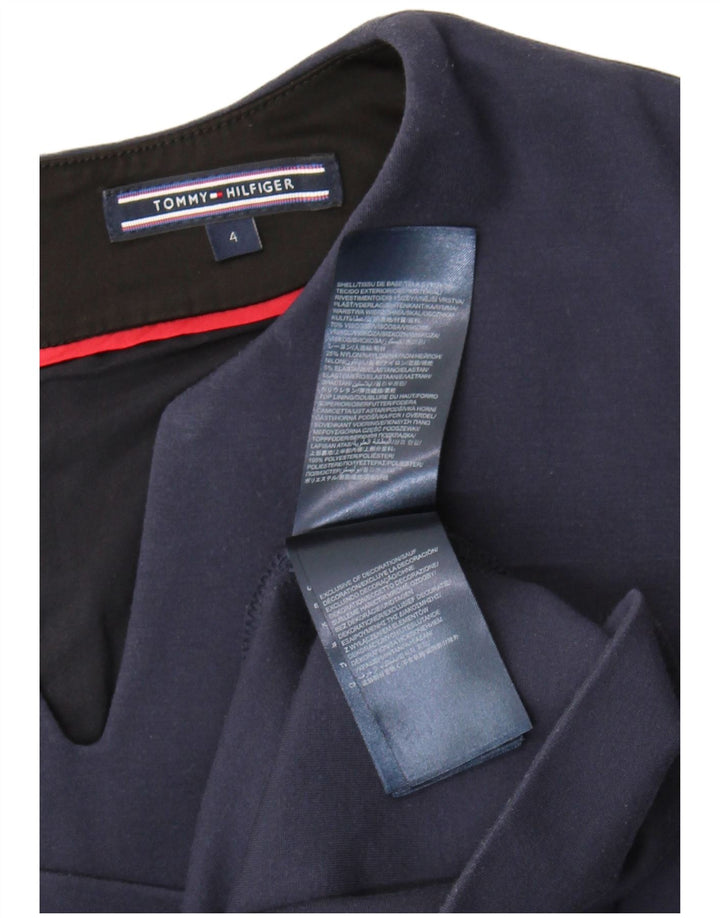 Tommy Hilfiger Womens Sheath Dress US 4 Small Navy Blue Viscose